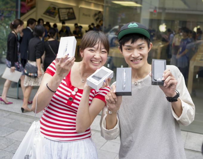 I phone in japan