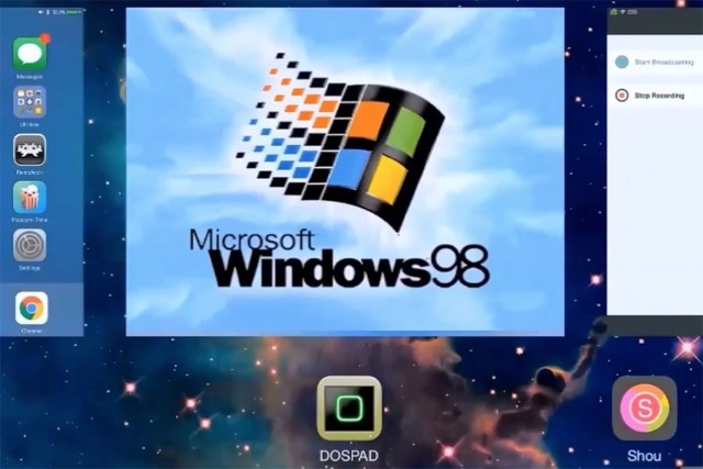 На iPad Air 2 запустили Windows 98 и Fallout 2