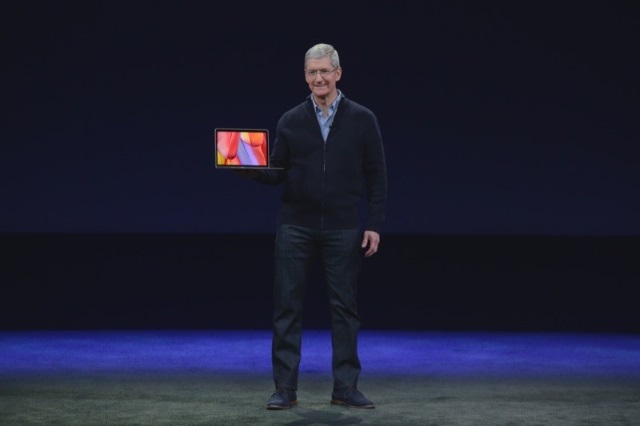 Apple представила 12-дюймовый MacBook с дисплеем Retina