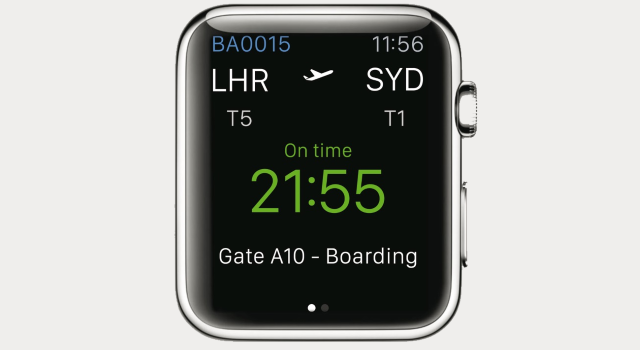 Свое приложение для Apple Watch представила British Airways