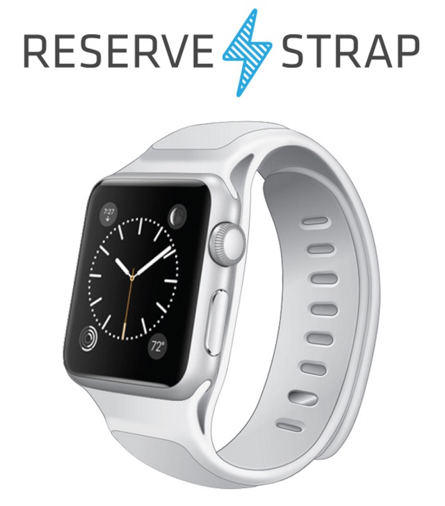 Ремешок-пауэрбанк Reserve Strap продлит жизнь Apple Watch