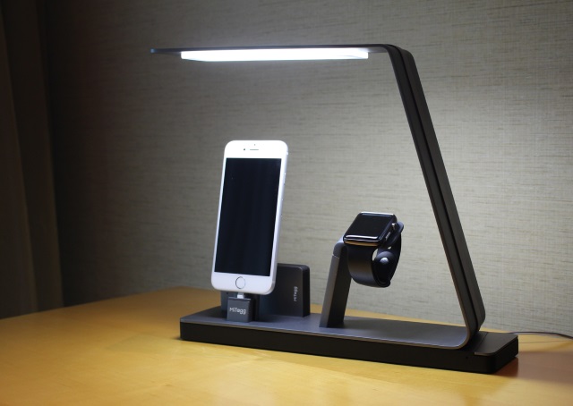 NuDock Power Station Lamp – док для зарядки iPhone и Apple Watch