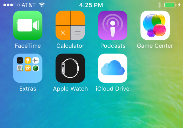iOS 9 включает в себя отдельное приложение iCloud Drive