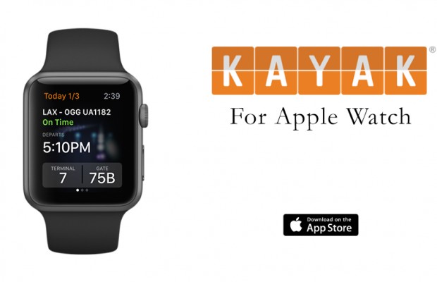 KAYAK объявил о запуске приложения для Apple Watch