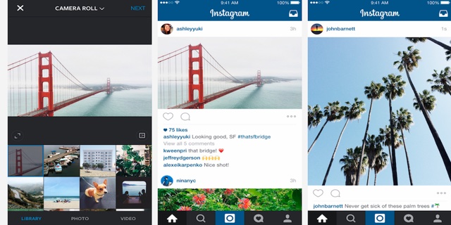 Instagram теперь поддерживает фото/видео в ландшафтной и портретной ориентации