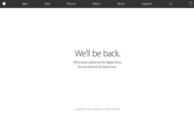 Apple Online Store закрылся по всему миру — магазин готовят к новым устройствам