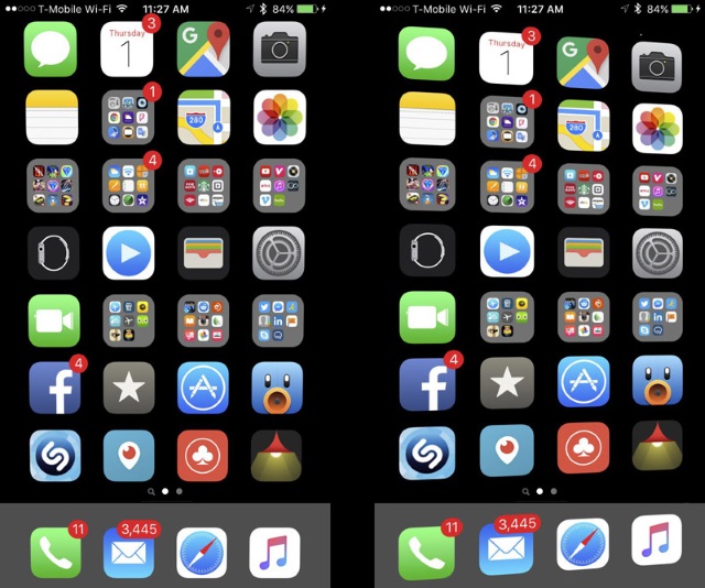 В iOS 10 иконки приложений могут лишиться подписей