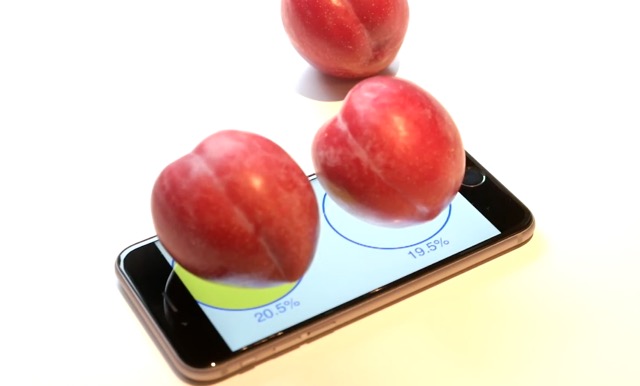 Взвешиваем фрукты с помощью iPhone 6s