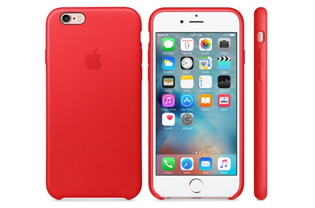 Apple начала продавать кожаные чехлы из линейки (PRODUCT)RED для iPhone 6s и iPhone 6s Plus