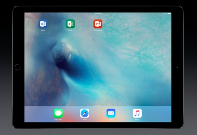 Между иконками приложений в iPad Pro помещается экран iPhone 2G