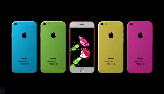 Видеоконцепт разноцветного iPhone 6c