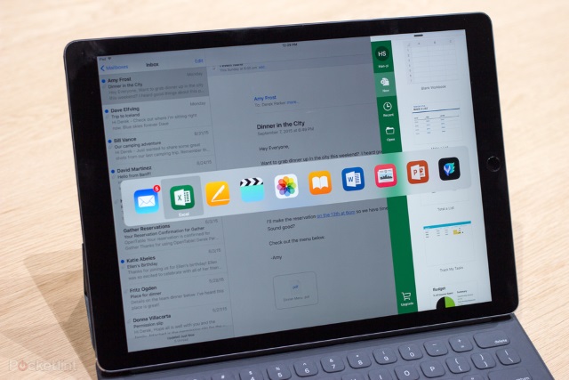 Как выглядит экранная клавиатура на 12,9-дюймовом iPad Pro?
