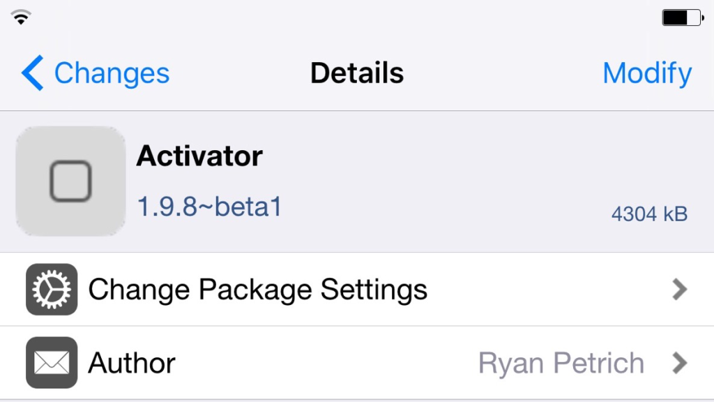 В Cydia выпущена Activator 1.9.8 beta 1