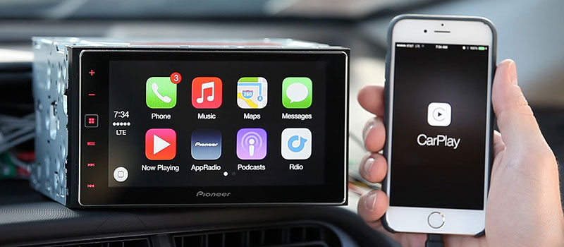 Pioneer представил на CES-2016 видение автомобильной электроники будущего. Не забыли и про Apple CarPlay.