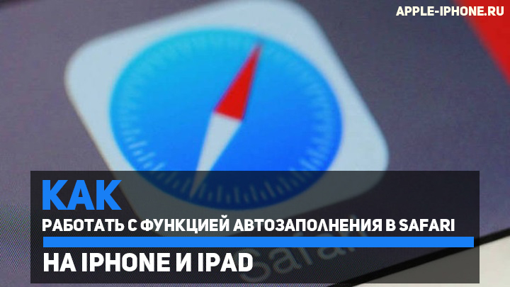 Как работать с функцией автозаполнения в Safari на iPhone и iPad