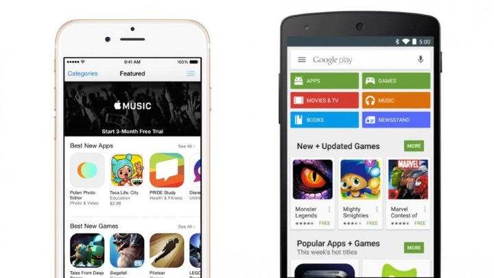 App Store приносит в два раза больше дохода, чем Google Play