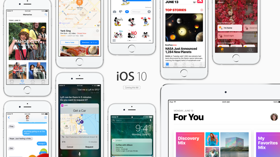 Вышла первая бета-версия iOS 10 для разработчиков