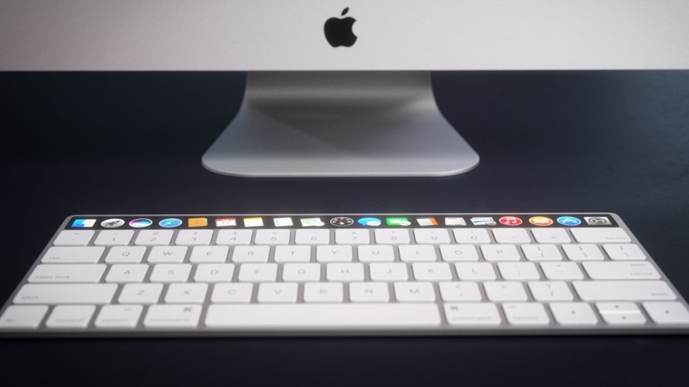 Концепт Apple Keyboard с OLED-экраном