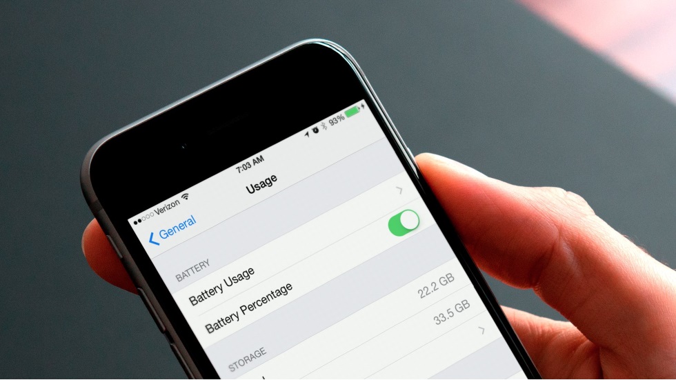 Компания Apple переосмыслит иконку заряда батареи на iPhone и iPad