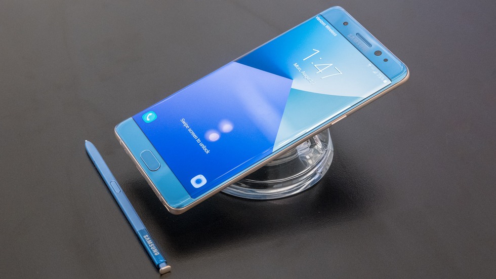 Samsung останавливает производство Galaxy Note 7