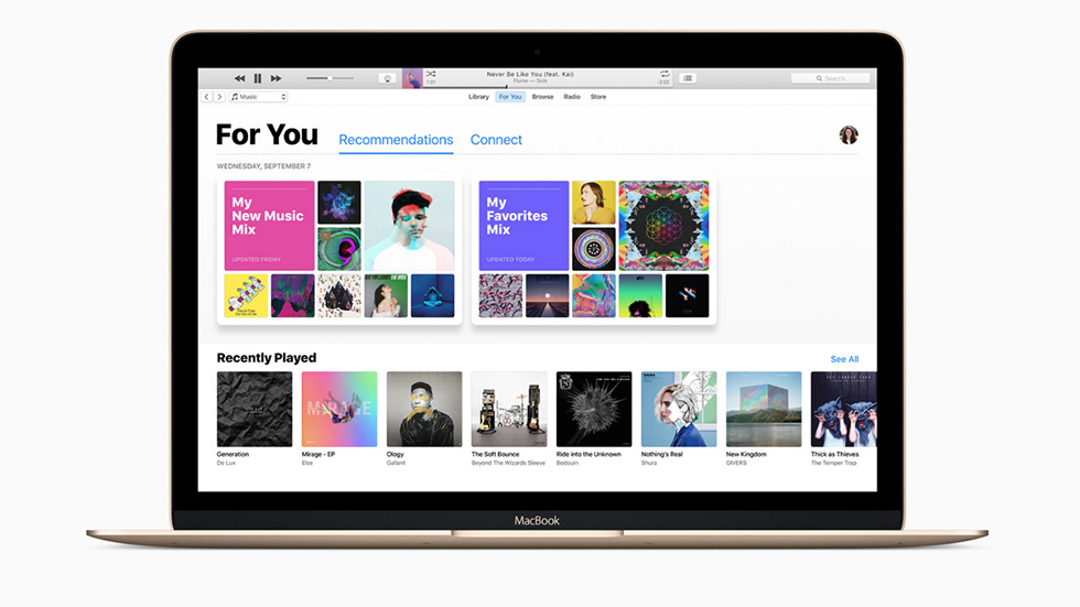 Can i link apple music to my macbook pro winter bliss
