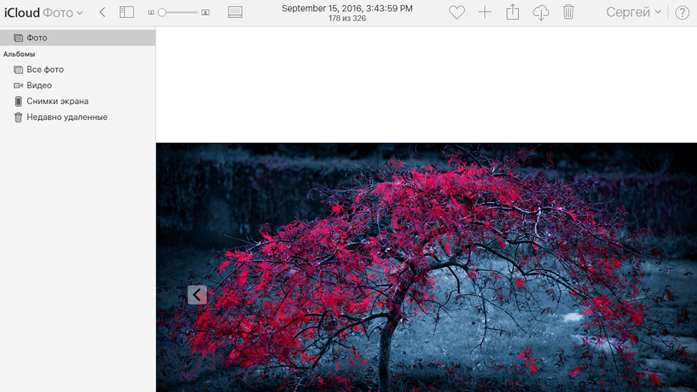 Apple выпустила обновленное веб-приложение «Фото» в iCloud