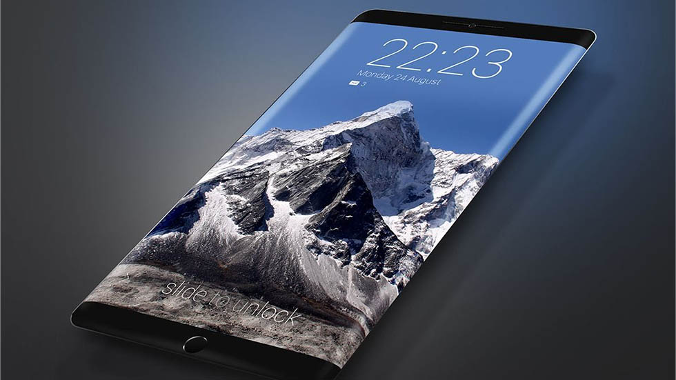 iPhone 8 получит изогнутый дисплей в стиле Galaxy S7 Edge