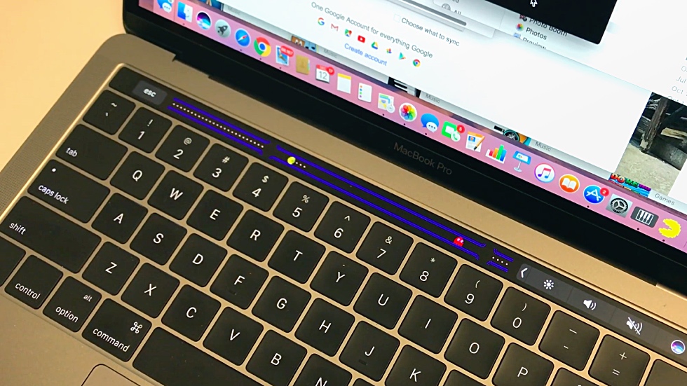 Как поиграть в Pac-Man на Touch Bar в новых MacBook Pro