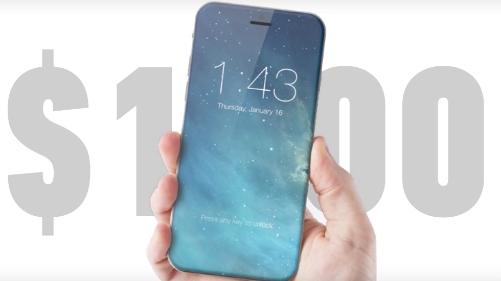 iPhone 8 будет стоит больше $1000