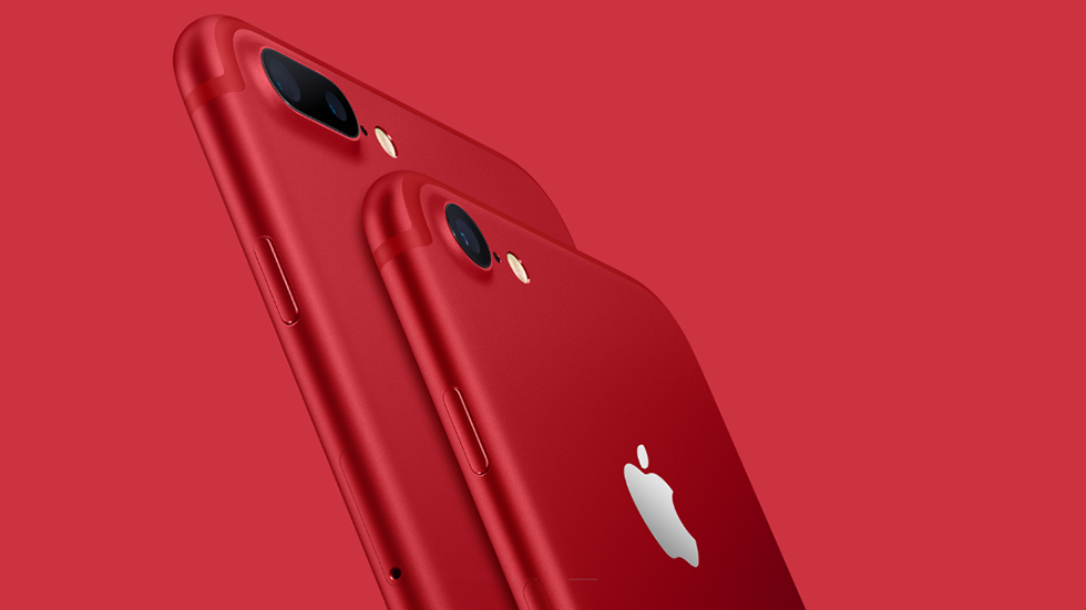 Красный iPhone 7 Plus (галерея)