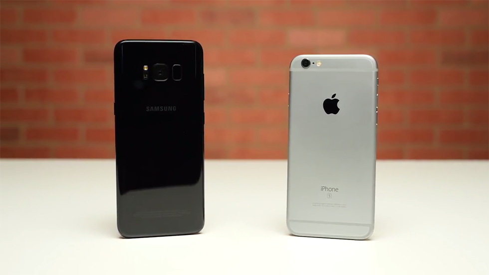 iPhone 6s работает быстрее Galaxy S8 (видео)