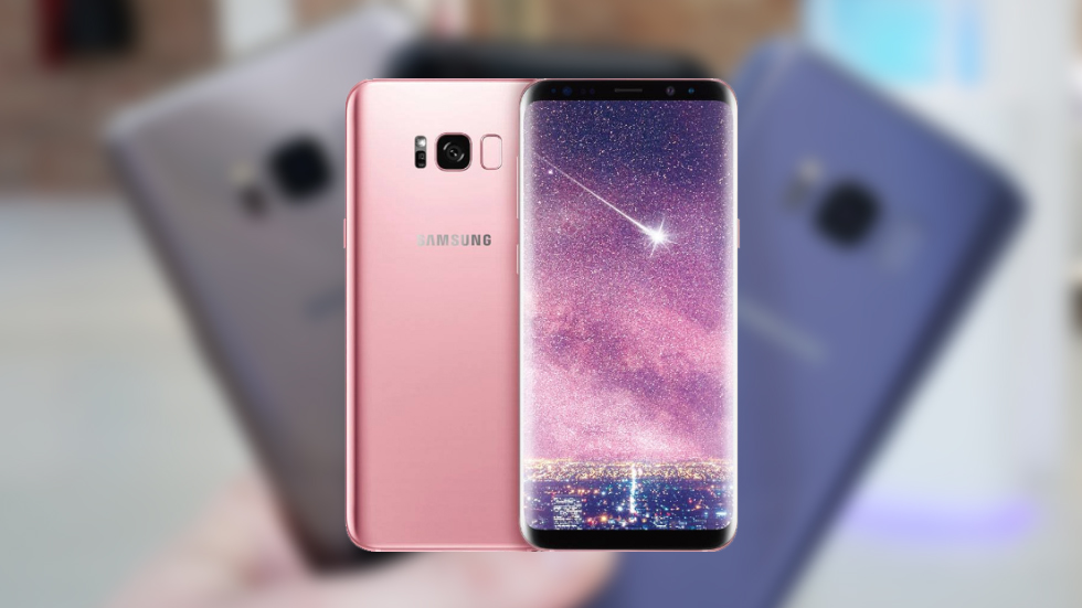 Samsung выпустила розовый Galaxy S8+