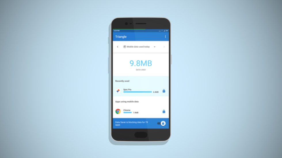 Google представила приложение Triangle для экономии мобильного трафика
