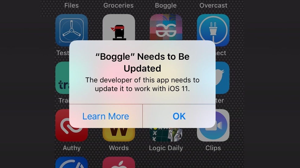 32-битные приложения на iOS 11 не запустятся