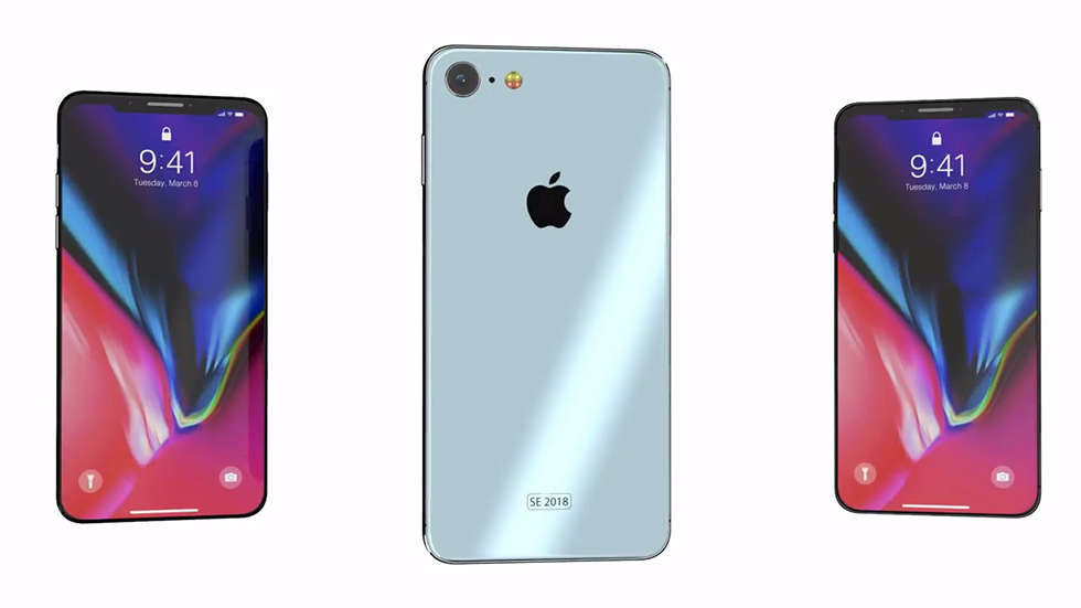 Как будет выглядеть iPhone SE 2 в стиле iPhone X (видео)