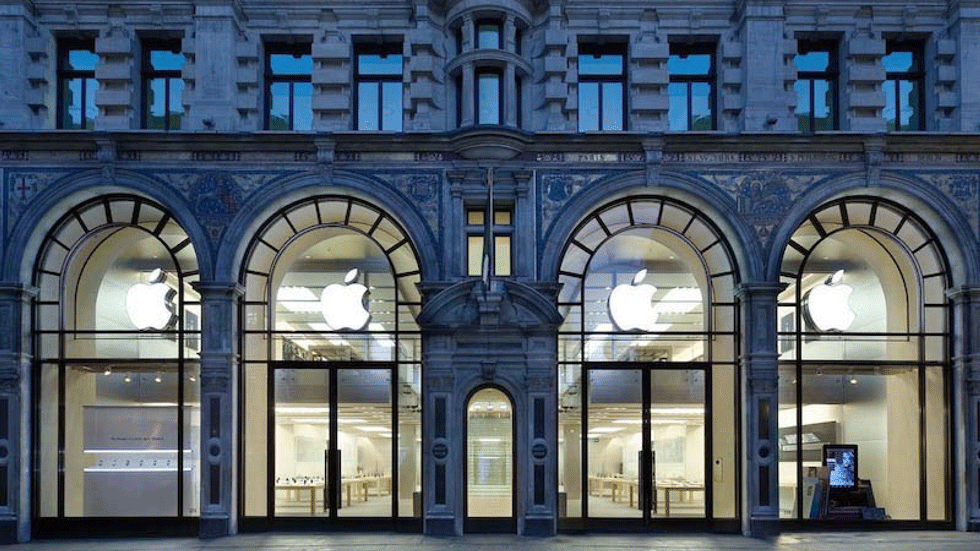 Воры на мопедах ограбили Apple Store в Лондоне