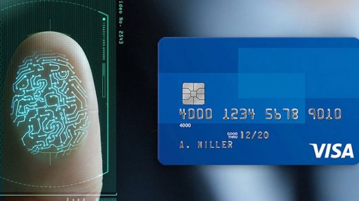 Visa начала выпускать банковские карты со сканером отпечатков пальцев