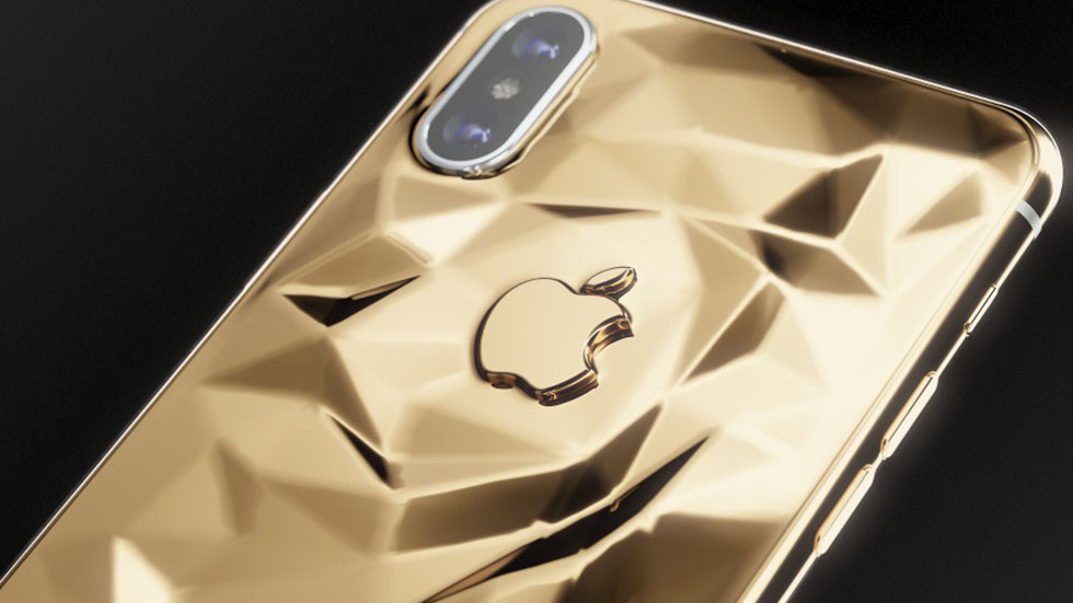 Российская компания выпустила iPhone X в корпусе из «жидкого золота»