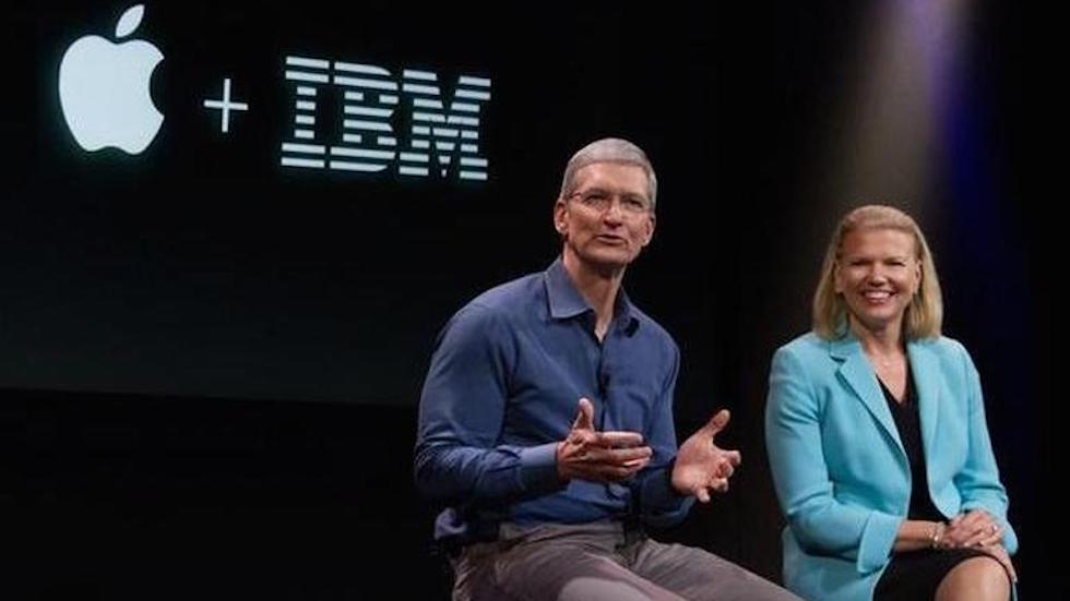 IBM и Apple объединят свои искусственные интеллекты для разработки умных бизнес-приложений