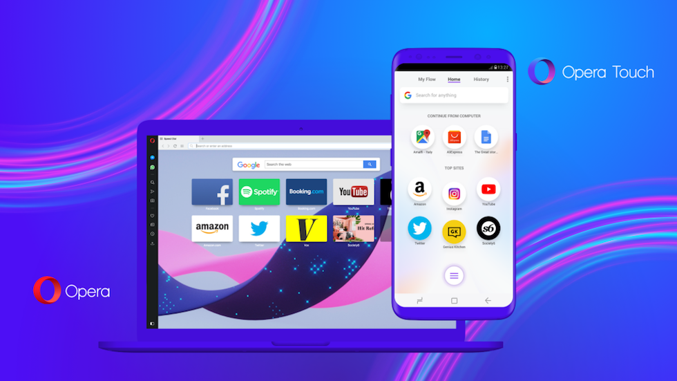 Opera запускает удобный браузер для мобильных платформ