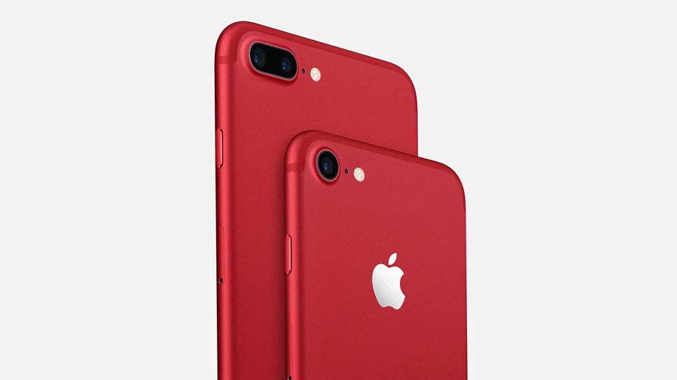 Сегодня Apple представит красные iPhone 8 и iPhone 8 Plus