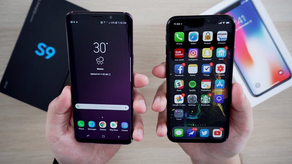 Galaxy S9/S9+ стали самыми популярными смартфонами в мире, обойдя iPhone X