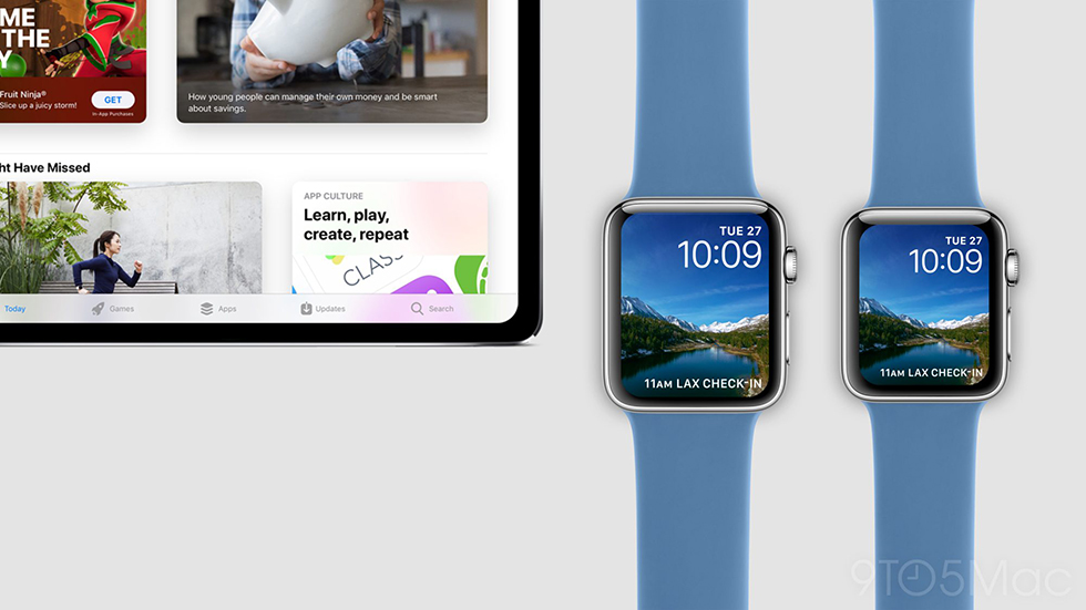 Новые iPad и Apple Watch с «безрамочными» дисплеями показали на качественных рендерах