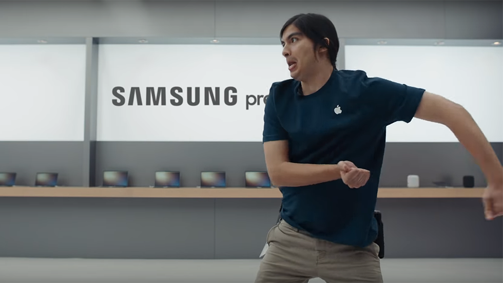 Samsung продолжает неудачно «троллить» Apple (видео)