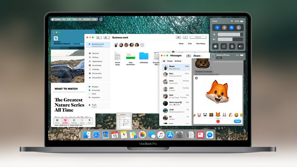 macOS 10.15 засветилась на скриншотах до WWDC 2019