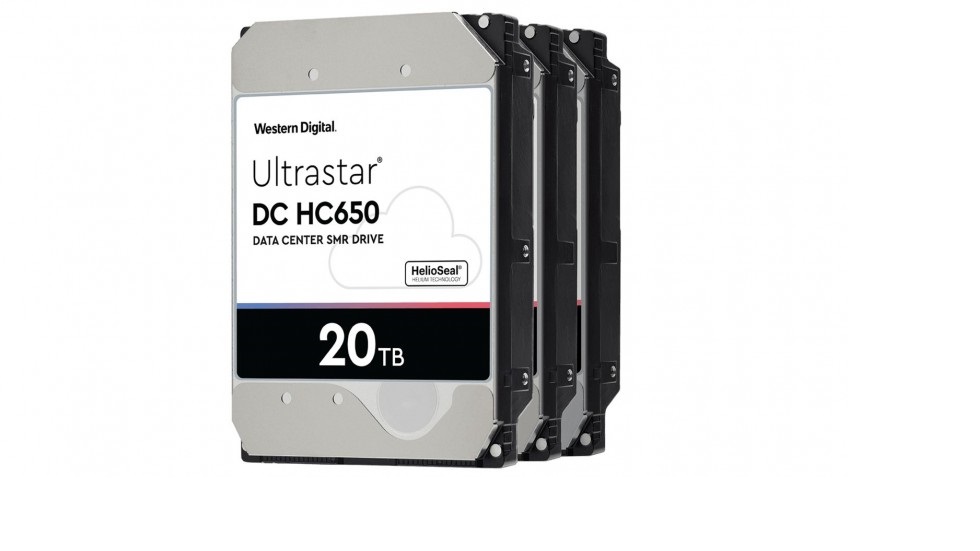 Western Digital готовится выпустить жесткие диски объемом 20 ТБ