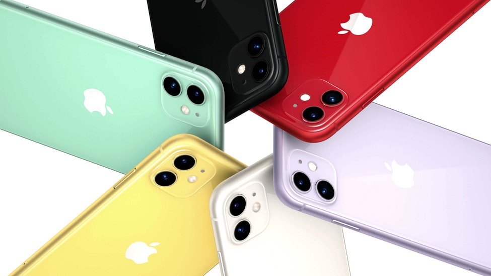 iPhone 11 разных цветов