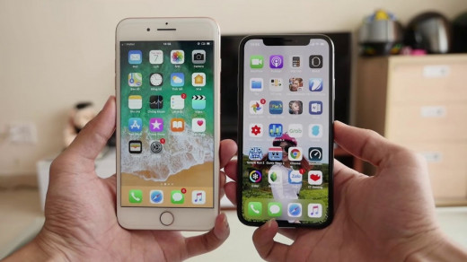 Новый и старый iPhone