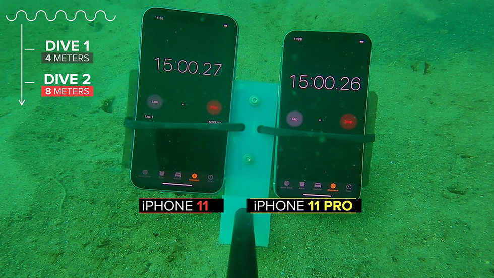 iPhone 11 экстремально протестировали в воде. Результаты удивили