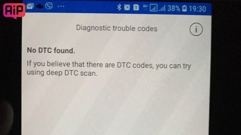 no dtc scan